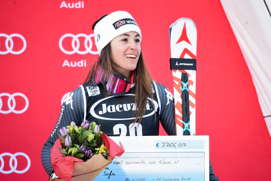 16/12/2016 Val d&#39;Isère, medaglia di bronzo nella combinata. (Getty Images)